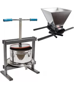 Set Zdrobitor Struguri Elefant HGP-50S, 180kg/Ora + Teasc inox VILEN 10L