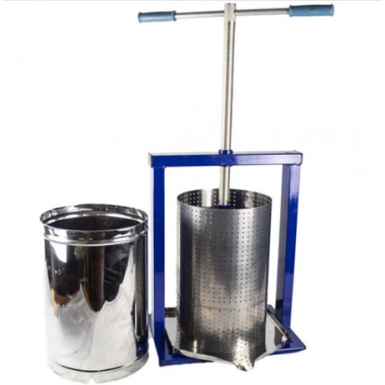 Set Zdrobitor fructe electric Micul Fermier, 500 Kg/ora + Teasc Inox 25L