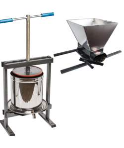 Set Zdrobitor Struguri Elefant HGP-50S, 180kg/Ora + Teasc inox VILEN 15L