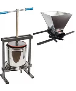 Set Zdrobitor Struguri Elefant HGP-50S, 180kg/Ora + Teasc inox VILEN 15L