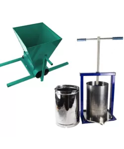 Set Zdrobitor struguri manual 300-350Kg/Ora, 25 Litri, Pandora + Teasc Inox Eurounlte 25L Set Zdrobitor struguri manual 300-350Kg/Ora, 25 Litri, Pandora + Teasc Inox Eurounlte 25L
