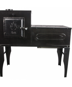 soba de gatit pe lemne Gospodar,neagra tip stanga 50 kg 82x46x82 cm