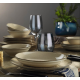 Serviciu de masa Color-X, 24 piese, 6 persoane, portelan, scortisoara, kutahya porselen