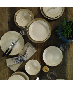 Serviciu de masa Color-X, 24 piese, 6 persoane, portelan, scortisoara, kutahya porselen