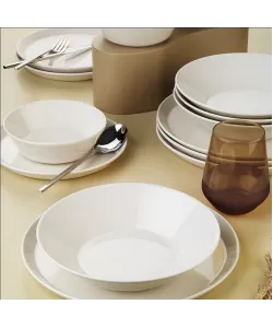 Serviciu de masa FORZA, 24 piese, 6 persoane, portelan, crem, Kutahya Porselen Serviciu de masa FORZA, 24 piese, 6 persoane, portelan, crem, Kutahya Porselen