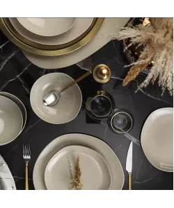 Serviciu de masa Soho, 24 piese, 6 persoane, portelan, scortisoara, kutahya porselen