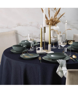 Serviciu de masa Soho, 24 piese, 6 persoane, portelan, albastru, kutahya porselen