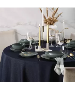 Serviciu de masa Soho, 24 piese, 6 persoane, portelan, albastru, kutahya porselen