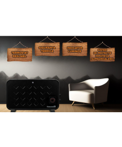 Convector Luxury cu Temporizator, HAUSBERG HB8210