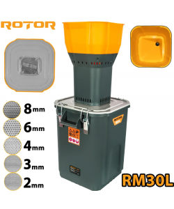 Moara electrica pentru cereale RM30L ROTOR, 19000 rot/min, 1200 W , 30 L