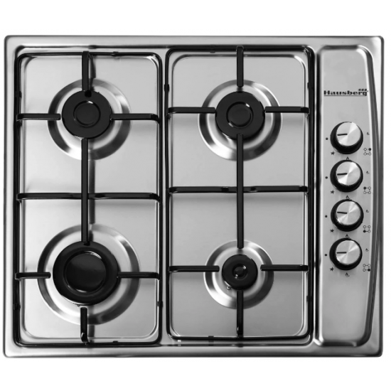 Pachet incorporabil Hausberg Cuptor electric HB-8053, Clasa A, 71L, 2225W, Negru/Inox, Plita Incorporabila HB-555, 4 arzatoare, Gaz, Inox, Hota incorporabila decorativa HB-1220, Putere de absorbtie 450 m3/h, 2 motoare, 60 cm, Inox