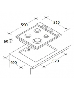 Pachet incorporabil Cuptor electric Hausberg HB-8051IN, Clasa A, 76L, 2000W, Negru/Inox Plita Incorporabila HB-555, 4 arzatoare, Gaz, Inox Hota incorporabila telescopica HB-1280, Putere de absorbtie 280 m3/h, 1 motor, 60 cm, Alb