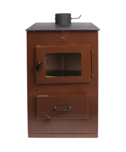 Semineu Emailat Drept 7kW Negru Semineu Emailat Drept 7kW Negru