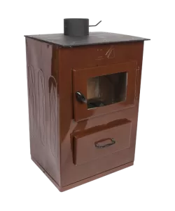 Semineu Emailat Drept 7kW Negru Semineu Emailat Drept 7kW Negru