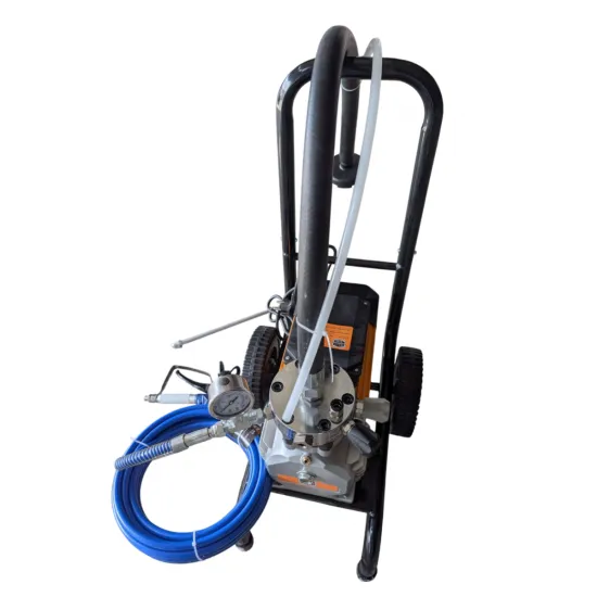 Pompa Airless Profesională German Meister 990, 3000W, 16 L/min, 3300 PSI, Piston Electric, Pulverizare Lavabilă și Vopsea, Furtun 10 m