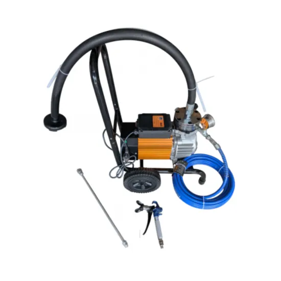 Pompa Airless Profesională German Meister 990, 3000W, 16 L/min, 3300 PSI, Piston Electric, Pulverizare Lavabilă și Vopsea, Furtun 10 m