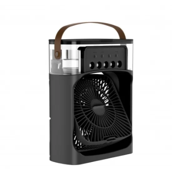 Ventilator de birou cu pulverizare apa FLORIA ZLN4789, Timer, 3 trepte de viteza si pulverizare, Putere 10W