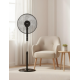 Ventilator cu Picior cu 5 palete Zilan ZLN4642, 3 Trepte de viteza, Telecomanda, Inaltime reglabila, Oscilatie, Diametru 43 cm, 48W