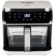 Friteuza cu aer Hausberg HB-2343AB, 6.5L, cos sticla, 12 programe, touchscreen, 1200W-1400W, 65-200°C , Alb