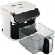 Friteuza cu aer Hausberg HB-2343AB, 6.5L, cos sticla, 12 programe, touchscreen, 1200W-1400W, 65-200°C , Alb