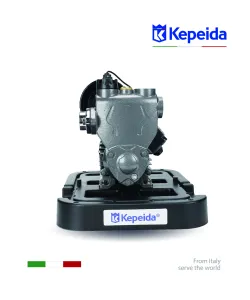 Pompă de apă de suprafață KEPEIDA PM70-600ZKR, 600 W, debit max 50 Litri/minut, înălțime maximă 40 metri, bobinaj 100% cupru, tehnologie și design italian