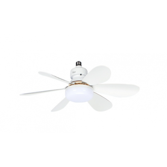 Ventilator de tavan cu iluminare LED Zilan ZLN4590, Diametru 52 cm, 3 trepte viteza, Telecomanda, 3 nuante culoare, 15W