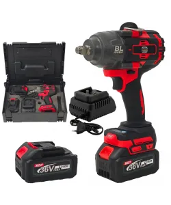 Cheie de Impact Profesională German Meister 36V MAX Brushless ,1000 Nm, Mandrină 1/2"
