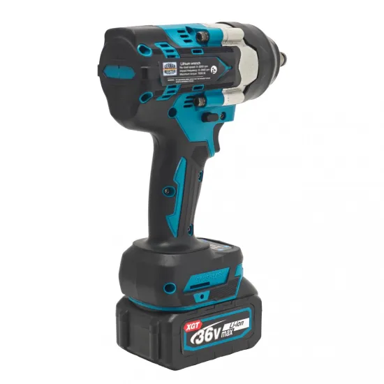Cheie de Impact Profesională German Meister 36V MAX Brushless ,1000 Nm, Mandrină 1/2"
