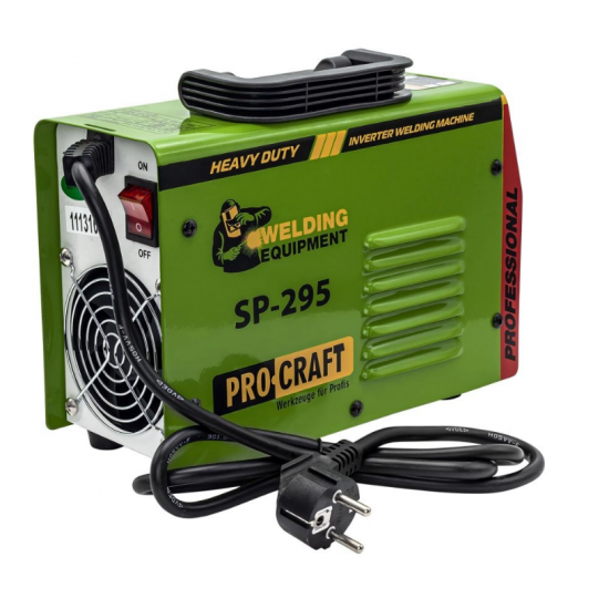 Invertor Sudura Procraft SP 295 Heavy Duty, Masca automata cu cristale lichide, 295A, Diametru electrod 1. -4.0 mm