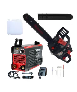 Pachet ALMAZ: Aparat de sudura ALMAZ 250A + Motofierastrau ALMAZ KP 5800 Pachet ALMAZ: Aparat de sudura ALMAZ 250A + Motofierastrau ALMAZ KP 5800