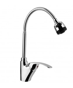 Baterie pentru bucatarie cu pipa flexibila , monocomanda Sanitec SN0017