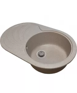 Chiuveta bucatarie Sanitec NS SN9033DR-BEJ, granit-compozit, bej, 1 cuva dreapta, 78 x 50 cm Chiuveta bucatarie Sanitec NS SN9033DR-BEJ, granit-compozit, bej, 1 cuva dreapta, 78 x 50 cm