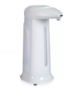 Dozator de sapun automat cu senzor, 340 ml, plastic rezistent, 4 baterii AAA, 1.5V inclus, Alb Dozator de sapun automat cu senzor, 340 ml, plastic rezistent, 4 baterii AAA, 1.5V inclus, Alb