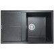 Chiuveta PREMIUM ELEFANT negru metalic SELENA 7950