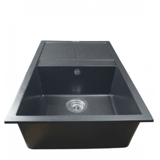 Chiuveta PREMIUM ELEFANT negru metalic SELENA 7950