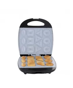 Aparat pentru biscuiti Hausberg HB-3563NG, 1300W, Capacitate 13 biscuiti, Negru
