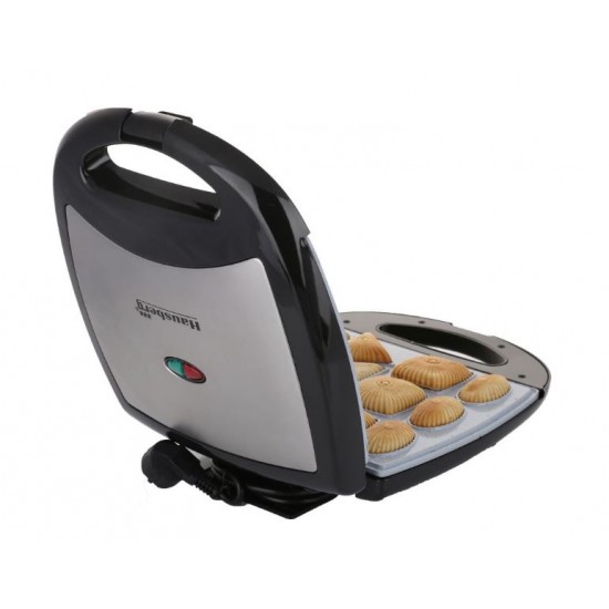 Aparat pentru biscuiti Hausberg HB-3563NG, 1300W, Capacitate 13 biscuiti, Negru