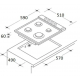 Pachet incorporabil Cuptor electric Hausberg HB-8051, Clasa A, 76L, 2000W, Negru/Inox, Plita Incorporabila HB-555, 4 arzatoare, Gaz, Inox, Hota incorporabila decorativa HB-1220, Putere de absorbtie 450 m3/h, 2 motoare, 60 cm-A