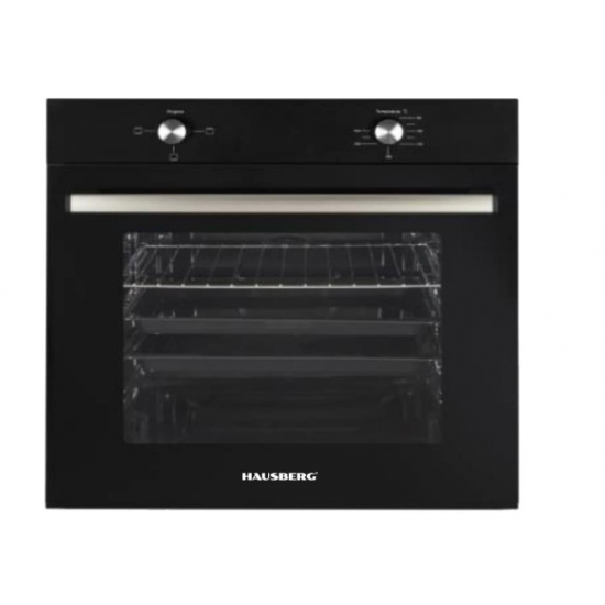 Pachet Incorporabil Cuptor electric Hausberg HB-8051NG, Clasa A, 76L, 2000W, Negru, Plita incorporabila Hausberg HB-563, Gaz, 4 arzatoare, Negru, Hota Incorporabila decorativa Hausberg HB-2285NG, 60 cm, Filtru aluminiu, Negru