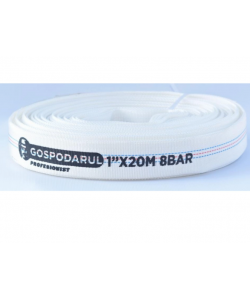 Furtun pompieri - PVC panzat - 1'' - ø 25mm - 8 Bar - tip D - 20m