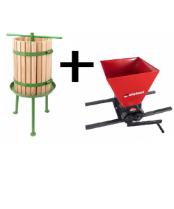 Pachet START Teasc struguri 32 litri + Zdrobitor manual de struguri ElefantHGP-50