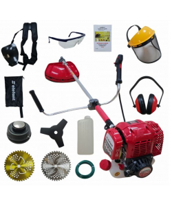 Motocoasa benzina ELEFANT MC5800, Motor 4 Timpi 62cc + 4 Sisteme Taiere + 8 Accesorii Incluse