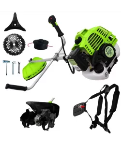 Set Motocoasa Micul Fermier GF-1311, 3.4CP + Cap cultivator + 3 Sisteme taiere, model nou Set Motocoasa Micul Fermier GF-1311, 3.4CP + Cap cultivator + 3 Sisteme taiere, model nou