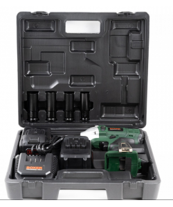 Bormasina de impact cu 2 acumulatori, Boxer SR-023, tubulare incluse: 17/19/21/22