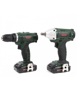 Set Cheie de impact si Autofiletanta cu acumulator, Boxer SR-035, 24.4V, verde