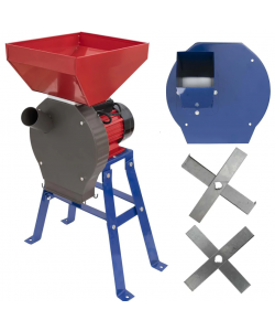 Set Moara cereale, stiuleti si lucerna (3 in 1), Pandora, 3.5KW, 250Kg/Ora, + suport metal