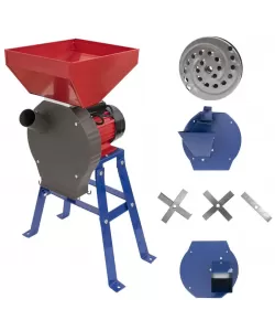 Set Moara cereale, stiuleti, lucerna si legume (4 in 1), Pandora, 3.5KW, 250Kg/Ora, cu ciocanele + razatoare + cutite + suport Set Moara cereale, stiuleti, lucerna si legume (4 in 1), Pandora, 3.5KW, 250Kg/Ora, cu ciocanele + razatoare + cutite + suport