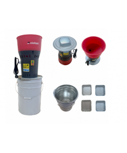 Moara electrica pentru faina si malai, 1.2 kW, 19000 rpm, 4 site incluse 2, 4, 5, 7 mm, ELEFANT EM25