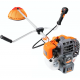 Set Motocoasa Alpin Profi X4500-SES cu pornire electrica si manuala ( 2 in 1 ), 6CP, 10000 RPM + 3 x Cap prasitoare + cultivator + drujba