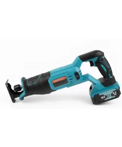 Fierastrau pendular tip sabie Stahl Mayer, 2 acumulatori, 36V, 8Ah, albastru Fierastrau pendular tip sabie Stahl Mayer, 2 acumulatori, 36V, 8Ah, albastru